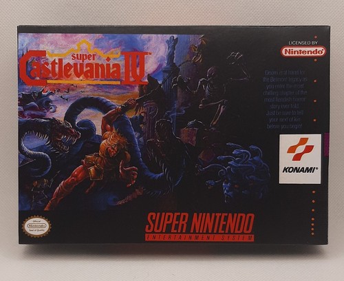 Snes super castlevania iv - - super,